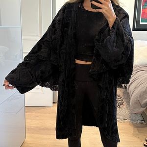 Bagley mischka velvet coat